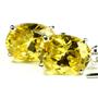 14k Gold Threader Earrings, Golden CZ, E003