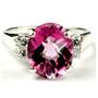 Pure Pink Topaz, 925 Sterling Silver Ring, SR123