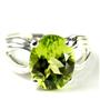 SR361, Manchurian Peridot, 925 Sterling Silver Ladies Ring