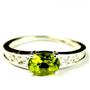 SR362, Peridot, 925 Sterling Silver Ring