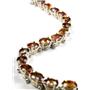 SB001, Twilight Fire Topaz 925 Sterling Silver Bracelet