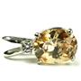925 Sterling Silver Pendant, Champagne CZ, SP021