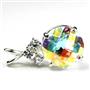 SP087, Mercury Mist Topaz, 925 Sterling Silver Pendant