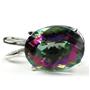 925 Sterling Silver Pendant, Mystic Fire Topaz, SP006