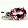 925 Sterling Silver Pendant, Pure Pink Topaz, SP019