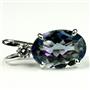 925 Sterling Silver Pendant, Neptune Garden Topaz, SP019