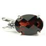 925 Sterling Silver Pendant, Mozambique Garnet, SP019