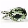 925 Sterling Silver Pendant, Green Amethyst, SP006
