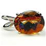925 Sterling Silver Pendant, Twilight Fire Topaz, SP004
