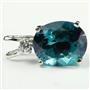 925 Sterling Silver Pendant, Paraiba Topaz, SP022