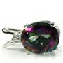 925 Sterling Silver Pendant, Mystic Fire Topaz, SP022