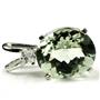 925 Sterling Silver Pendant, Green Amethyst, SP022