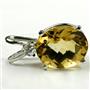 925 Sterling Silver Pendant, Citrine, SP022