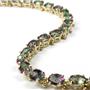 B001, Mystic Fire Topaz Gold Bracelet