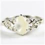 SR302, Mother Of Pearl, 925 Sterling Silver Ring