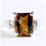 SR221, Twilight Fire Topaz, 925 Sterling Silver Ring