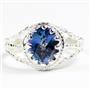Neptune Garden Topaz, 925 Sterling Silver Ladies Ring, SR070