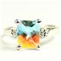 SR221, Mercury Mist Topaz, 925 Sterling Silver Ring