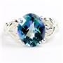 SR243, Neptune Garden Topaz, 925 Sterling Silver Ring
