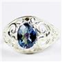 Neptune Garden Topaz, 925 Sterling Silver Ladies Ring, SR111