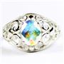 Mercury Mist Topaz, 925 Sterling Silver Ladies Ring, SR111