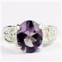 925 Sterling Silver Ladies Ring, Amethyst, SR369