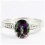 Mystic Fire Topaz, Sterling Silver Ladies Ring, SR371
