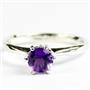 SR311, Amethyst, 925 Sterling Silver Ladies Ring