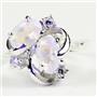 Sterling Silver Ladies Ring, Rainbow Moonstone, SR016