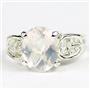 Rose Quartz, 925 Sterling Silver Ladies Ring, SR369