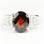 Mozambique Garnet, 925 Sterling Silver Ladies Ring, SR369