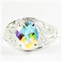 Mercury Mist Topaz, 925 Sterling Silver Ladies Ring, SR083