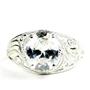 Cubic Zirconia, 925 Sterling Silver Ladies Ring, SR083