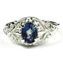 Neptune Garden Topaz, 925 Sterling Silver Ladies Ring, SR113