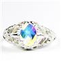 Mercury Mist Topaz, 925 Sterling Silver Ladies Ring, SR113