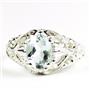 Aquamarine, 925 Sterling Silver Ring, SR113