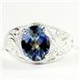 Neptune Garden Topaz, 925 Sterling Silver Ladies Ring, SR083