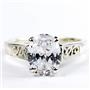 Cubic Zirconia, 925 Sterling Silver Ladies Ring, SR366