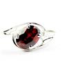 Garnet CZ, 925 Sterling Silver Ring, SR186