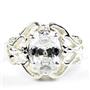 Cubic Zirconia, 925 Sterling Ladies Ring, SR169