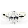 Cubic Zirconia, 925 Sterling Ladies Ring,  SR058