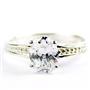 Cubic Zirconia, 925 Sterling Silver Ladies Ring, SR371