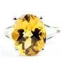 Citrine, 925 Sterling Silver Ladies Ring, SR132