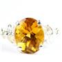 Citrine, 925 Sterling Silver Ring, SR154