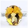Citrine, 925 Sterling Silver Ladies Ring, SR150