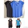 Adrienne Vittadini Womens Short Sleeve Stripe Top Size S-XL New Choose Color