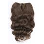 Dark Brown 3 wavy mohair weft coarse  6-8" x200"  26317  FP