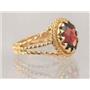 10K, 14K or 18K Gold Ladies Ring, Mozambique Garnet, R070