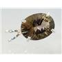 925 Sterling Silver Pendant, Smoky Quartz, SP004