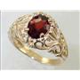 10K, 14K or 18K Gold Ladies Ring, Mozambique Garnet, R113